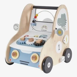 Chariot De Marche Avec Freins EN VOITURE SIMON En Bois FSC® Multicolore – Vertbaudet 10