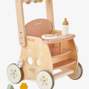 Chariot De Marche Poussette En Bois FSC® Rose – Vertbaudet 14