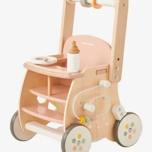 Chariot De Marche Poussette En Bois FSC® Rose – Vertbaudet 16